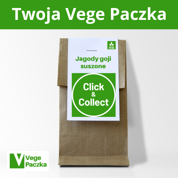Sklep ekologiczny Vege Paczka. Click Collect. Produkty ekologiczne, wegańskie, wegetariańskie, organiczne, bio i zdrowa żywność